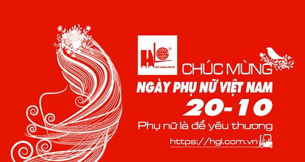 CTY Hoàng Gia Lâm chúc mừng ngày Phụ Nữ Việt Nam 20 tháng 10