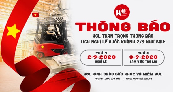 Thông báo lịch nghỉ lễ Quốc khánh 02/9 năm 2020