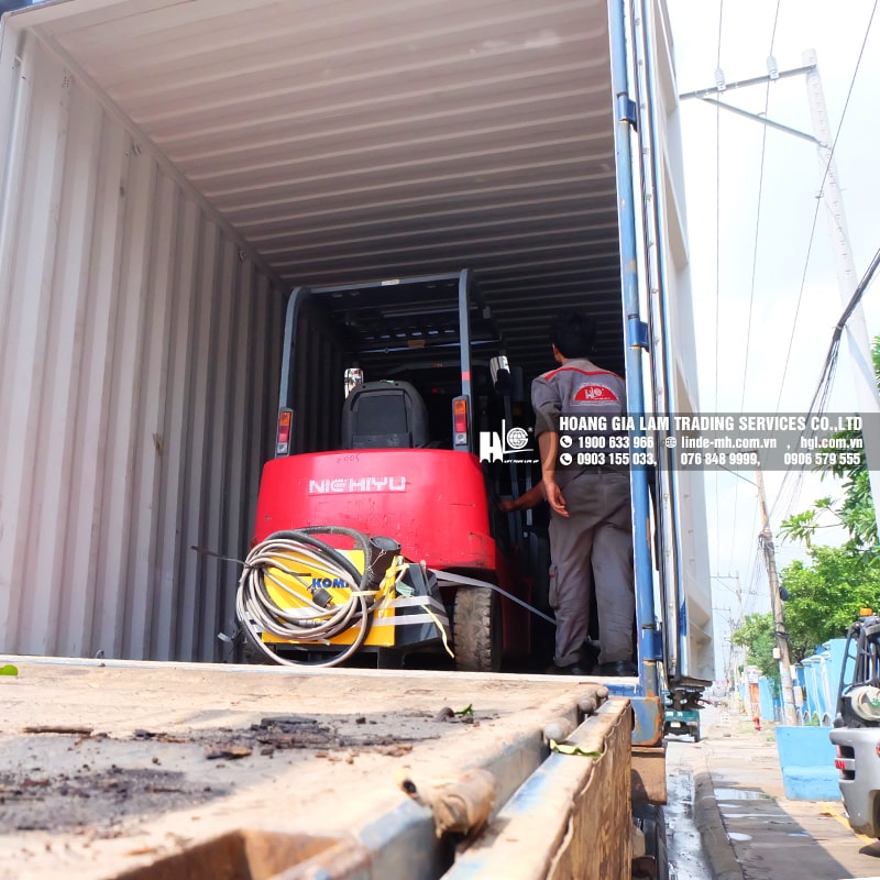 Hàng mới về 7.2020: Container xe nâng Nhật 1 tấn – 2.5 tấn