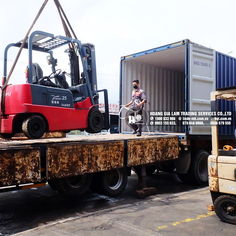 Hàng mới về 7.2020: Container xe nâng Nhật 1 tấn – 2.5 tấn