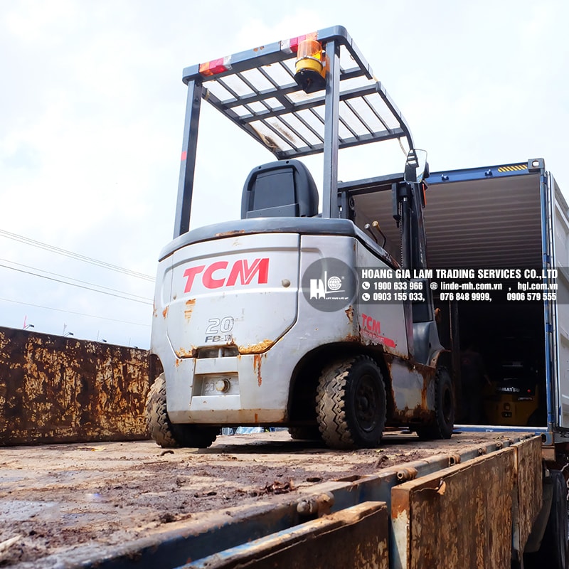 Hàng mới về 7.2020: Container xe nâng Nhật 1 tấn – 2.5 tấn