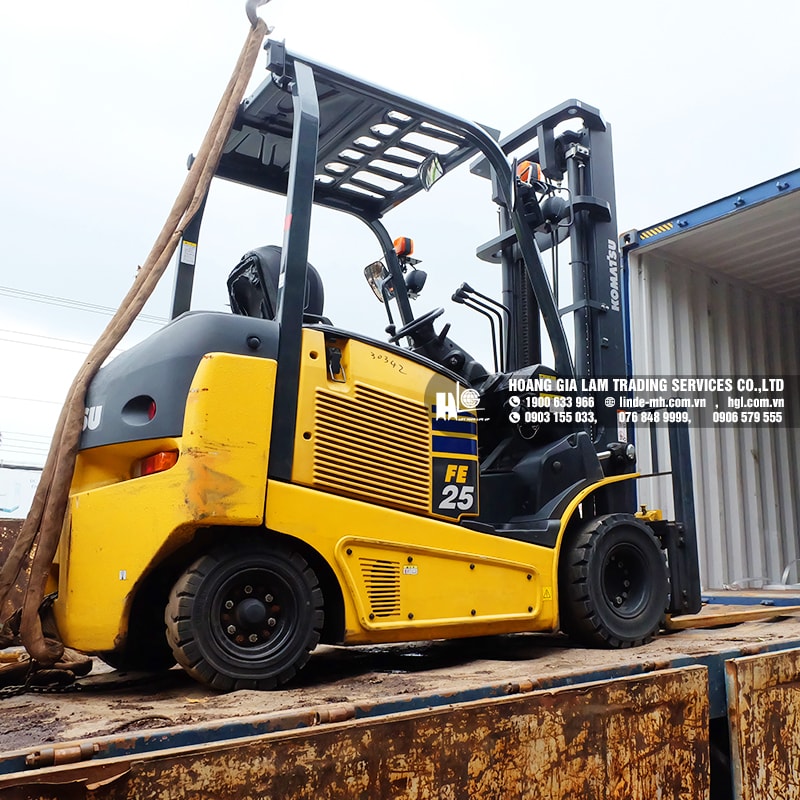 Hàng mới về 7.2020: Container xe nâng Nhật 1 tấn – 2.5 tấn