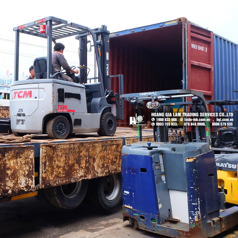 Hàng mới về 7.2020: Container xe nâng Nhật 1 tấn – 2.5 tấn