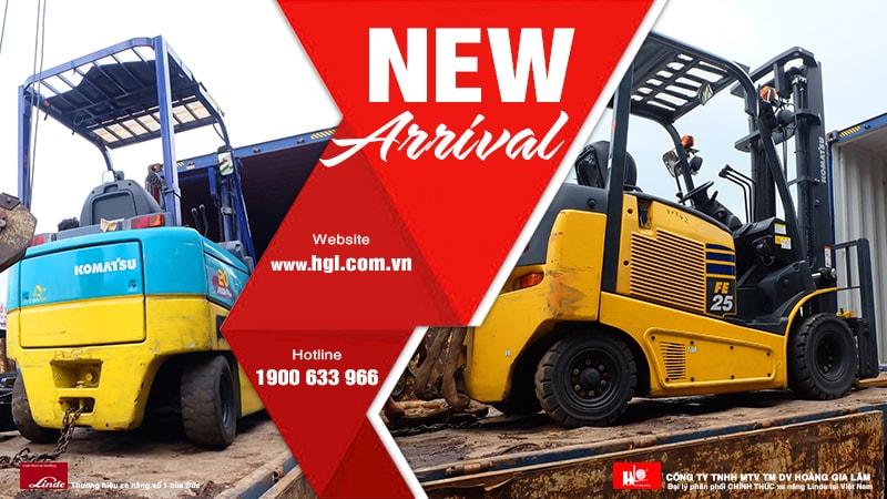 Hàng mới về 7.2020: Container xe nâng Nhật 1 tấn – 2.5 tấn