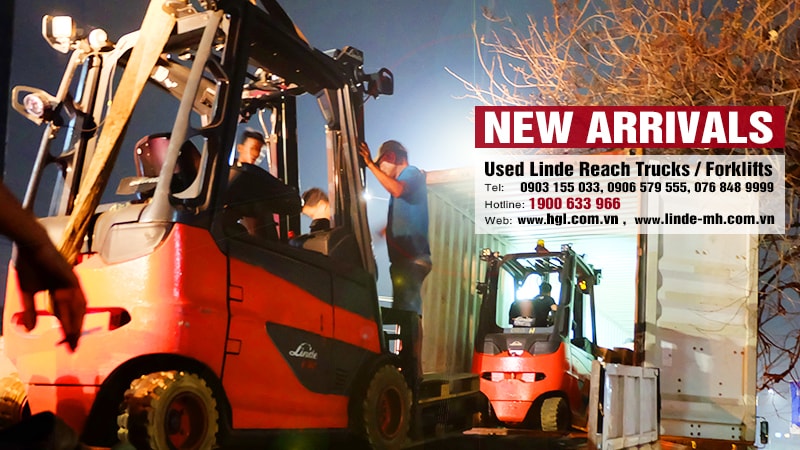 Hàng mới về 9.2020: Container xe nâng Linde (Đức) đã qua sử dụng1.6 tấn-3 tấn