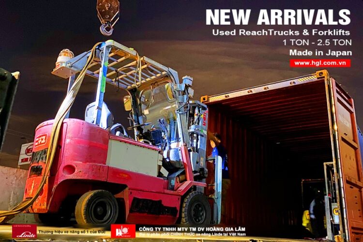 Hàng mới về 11.2020: Container xe nâng Nhật 1 tấn - 2.5 tấn