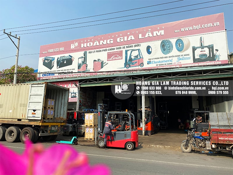 Hàng mới về 1.2021: Container bình điện xe nâng CEIL (CHLORIDE)