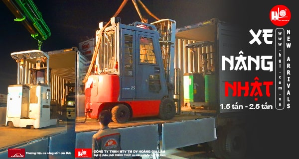 Hàng mới về 1.2021: Container xe nâng Nhật 1.5 tấn – 2.5 tấn