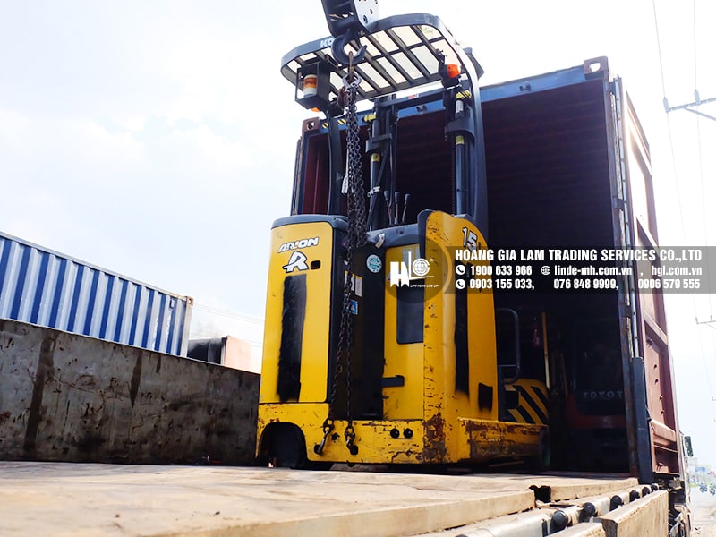 Hàng mới về 1.2021: Container xe nâng Nhật 1 tấn – 4 tấn