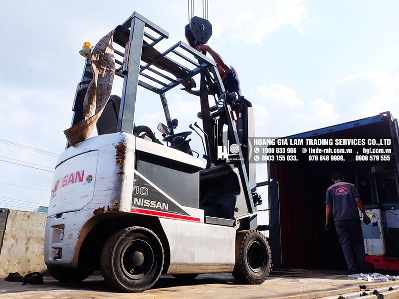 Hàng mới về 1.2021: Container xe nâng Nhật 1 tấn – 4 tấn