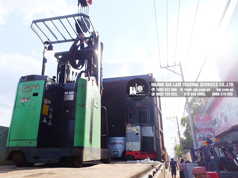 Hàng mới về 1.2021: Container xe nâng Nhật 1 tấn – 4 tấn