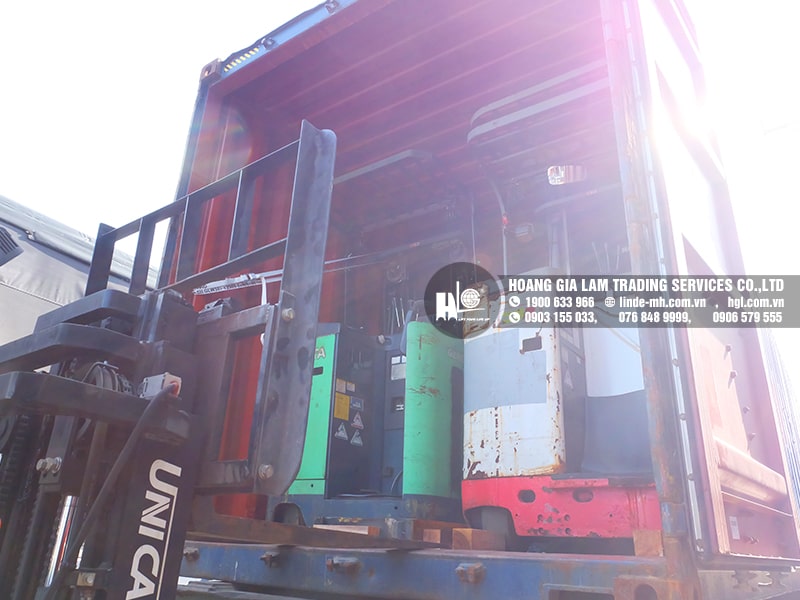 Hàng mới về 1.2021: Container xe nâng Nhật 1 tấn – 4 tấn