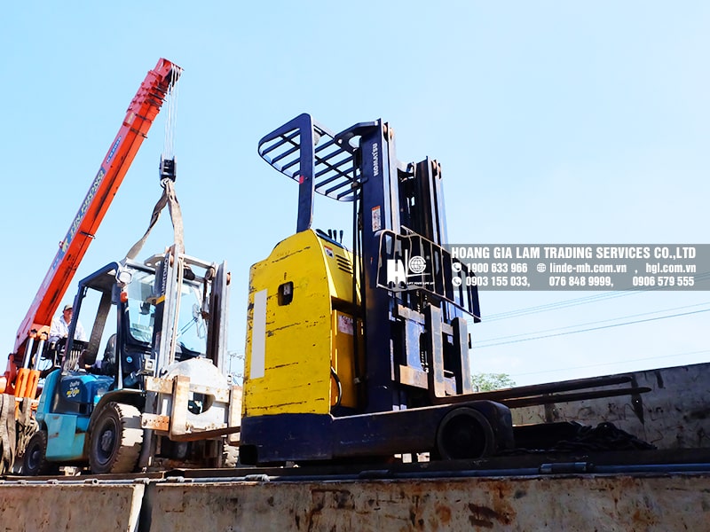 Hàng mới về 1.2021: Container xe nâng Nhật 1 tấn – 4 tấn