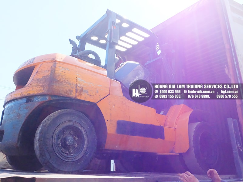 Hàng mới về 1.2021: Container xe nâng Nhật 1 tấn – 4 tấn