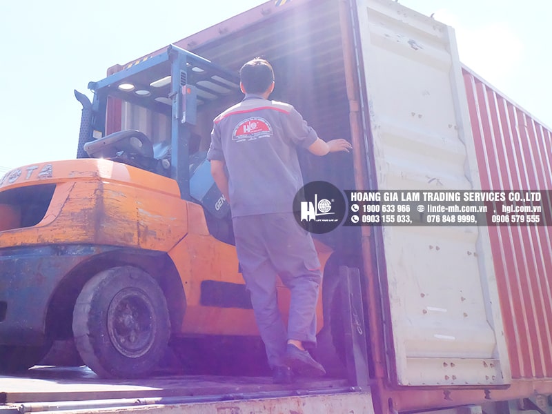 Hàng mới về 1.2021: Container xe nâng Nhật 1 tấn – 4 tấn