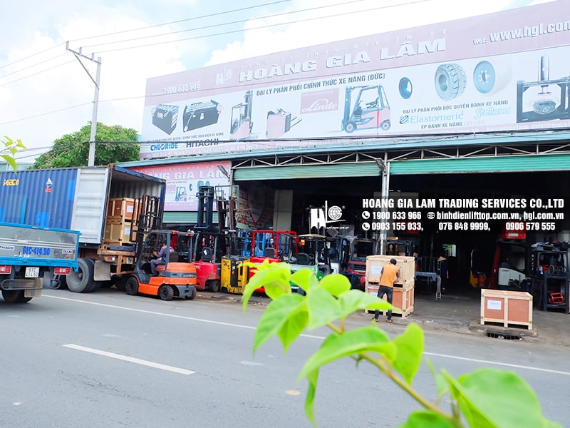 Hàng mới về 6.2021: Container bình điện xe nâng LIFTTOP (HITACHI) mới 100%