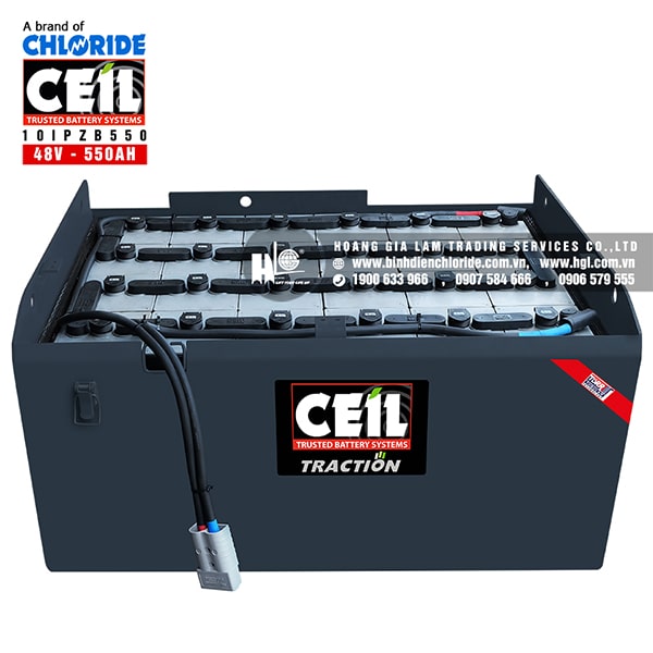 Bình điện xe nâng CEIL (Chloride) 48V - 550Ah 10IPZB550
