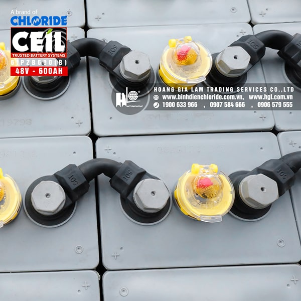 Bình điện xe nâng CEIL (Chloride) 48V - 600Ah 6IPZB600 (B)