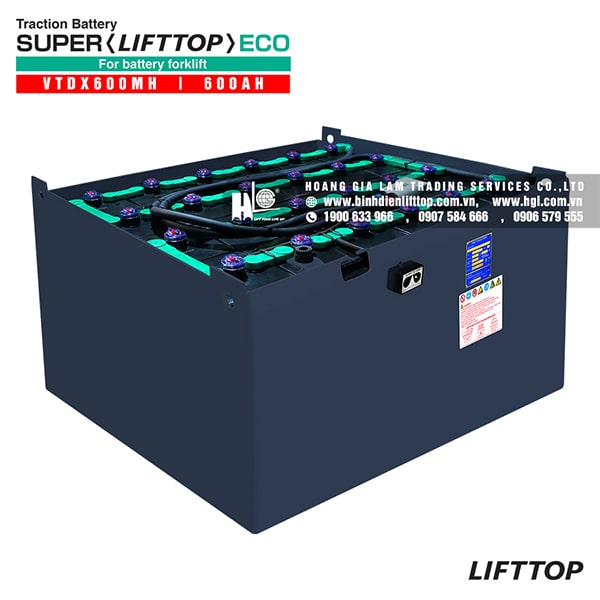 Bình điện xe nâng LIFTTOP 48V-600Ah VTDX600MH