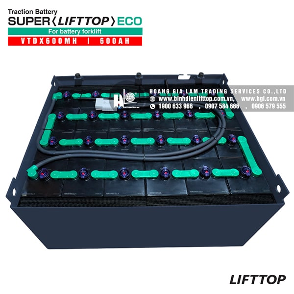 Bình điện xe nâng LIFTTOP 48V-600Ah VTDX600MH