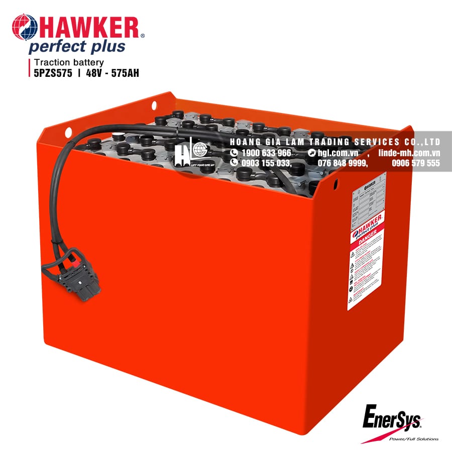 Bình điện xe nâng HAWKER 48V - 575Ah 5PZS575
