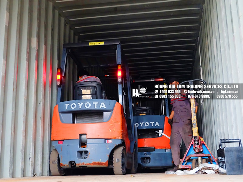 Hàng mới về 11.2021: Container xe nâng Nhật từ 900kg đến 3000kg