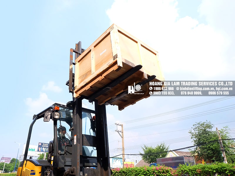 Hàng mới về 3.2022: Container bình điện xe nâng LIFTTOP (HITACHI)