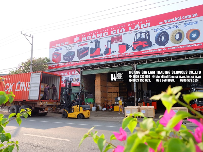 Hàng mới về 3.2022: Container bình điện xe nâng LIFTTOP (HITACHI)