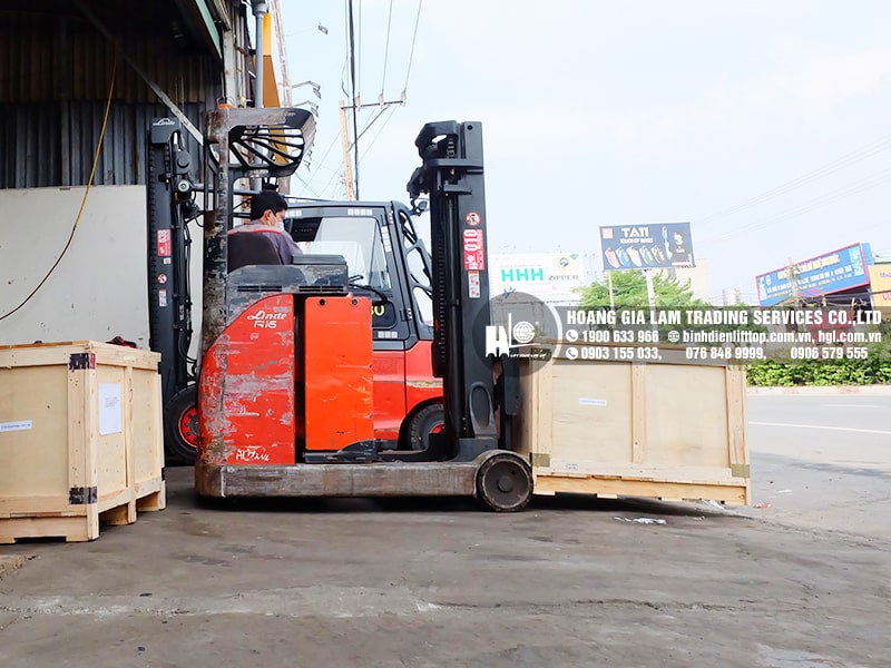 Hàng mới về 3.2022: Container bình điện xe nâng LIFTTOP (HITACHI)