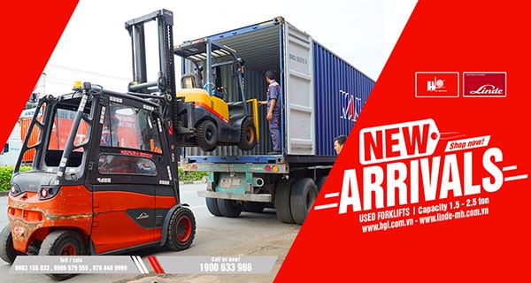 Xe nâng Nhật 1.5 tấn – 2.5 tấn, đã qua sử dụng | Hàng mới về 7.2022