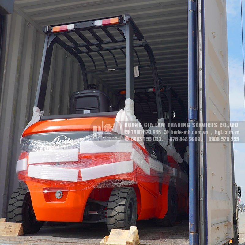 Xe nâng điện thế hệ mới Linde E25B-01 mới 100% | Hàng mới về 9.2023