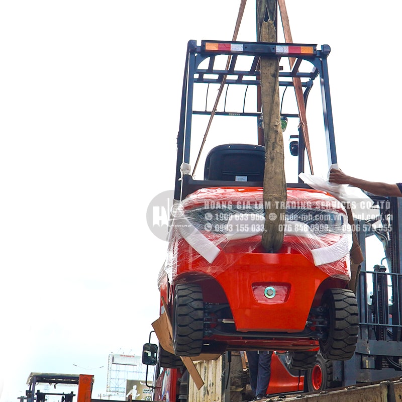 Xe nâng điện thế hệ mới Linde E25B-01 mới 100% | Hàng mới về 9.2023