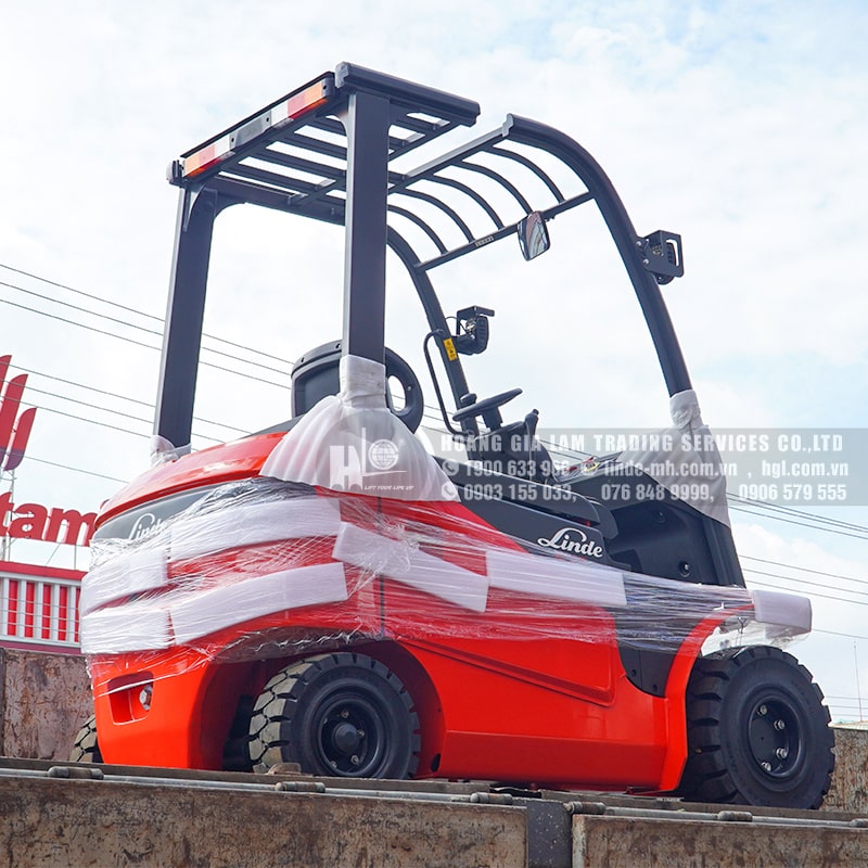 Xe nâng điện thế hệ mới Linde E25B-01 mới 100% | Hàng mới về 9.2023