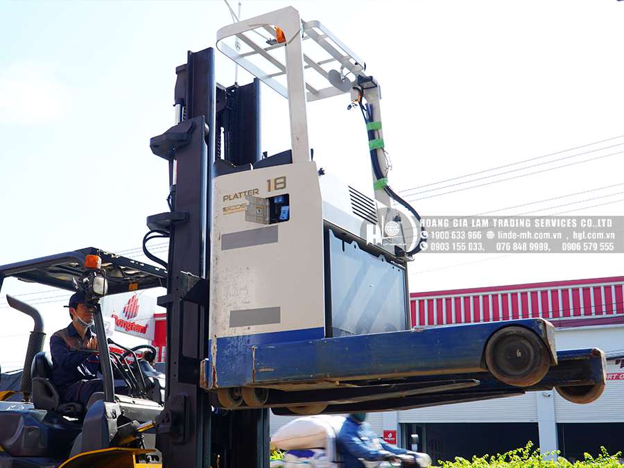 Xe nâng điện forklift, reach truck 1.5 – 2.5 tấn, xuất xứ Nhật Bản | Hàng mới về