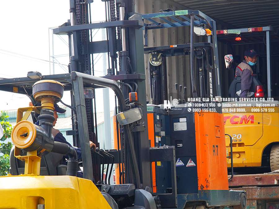Xe nâng điện forklift, reach truck 1.5 – 2.5 tấn, xuất xứ Nhật Bản | Hàng mới về