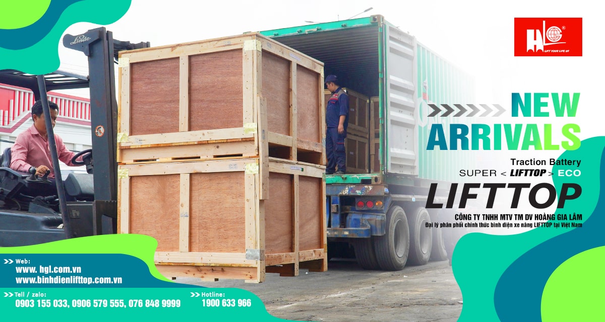 Bình điện xe nâng LIFTTOP | Hàng mới về (284)