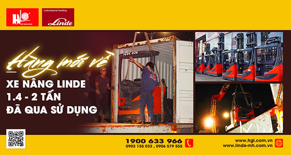 Xe nâng Reach Truck Linde 1.4 – 2.0 tấn đã qua sử dụng | Hàng mới về (310)