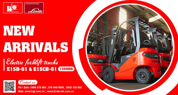 Xe nâng điện forklift Linde E15B-01& E15CB-01 | Hàng mới về (311)