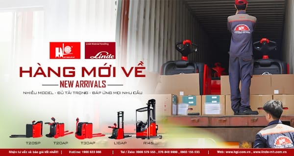 Xe nâng điện Linde từ 1.4 tấn đến 3.0 tấn mới 100% | Hàng mới về (314)